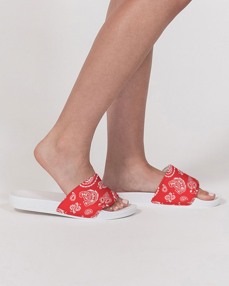 RED BANDANA Women's Slide Sandal