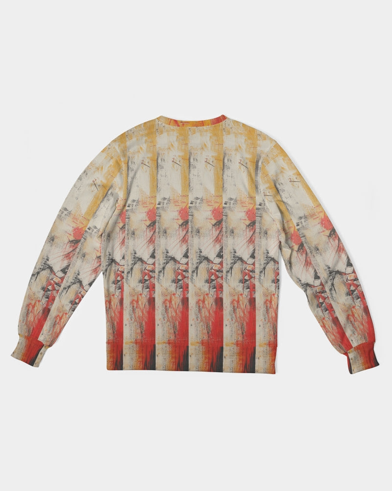 eyes Men's All-Over Print Classic French Terry Crewneck Pullover